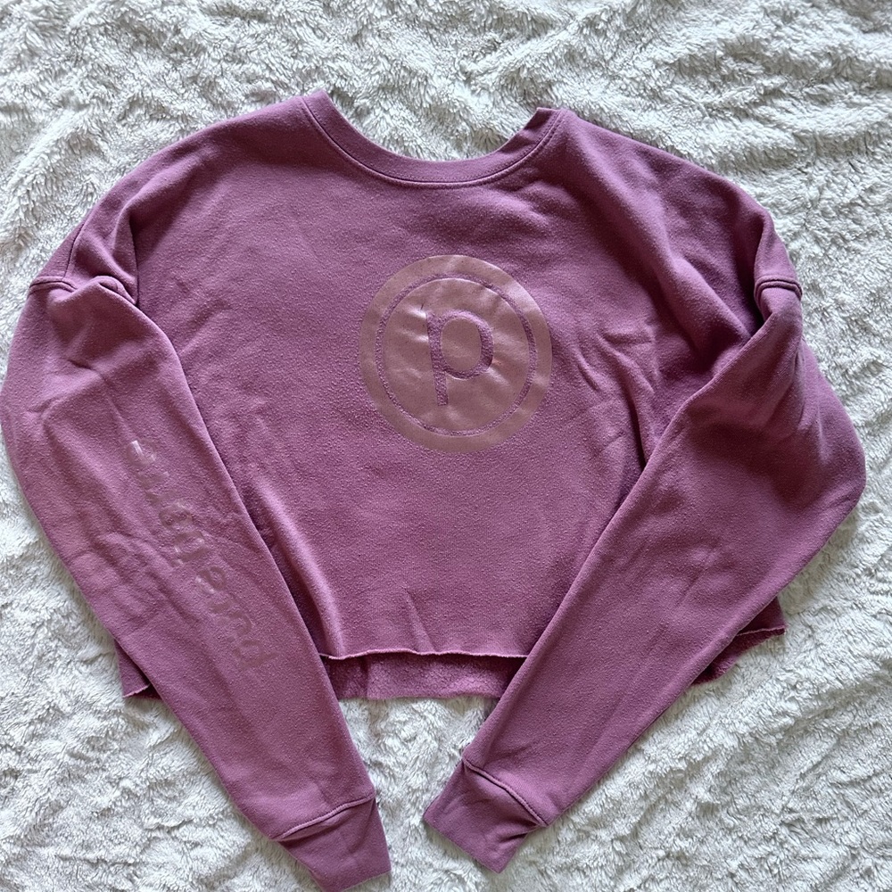 Pure Barre Crop Sweatshirt - M
